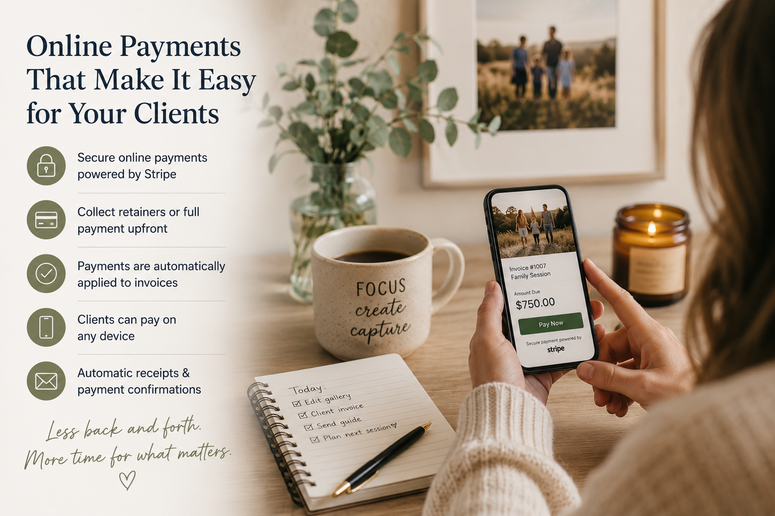 Photography Online Payments